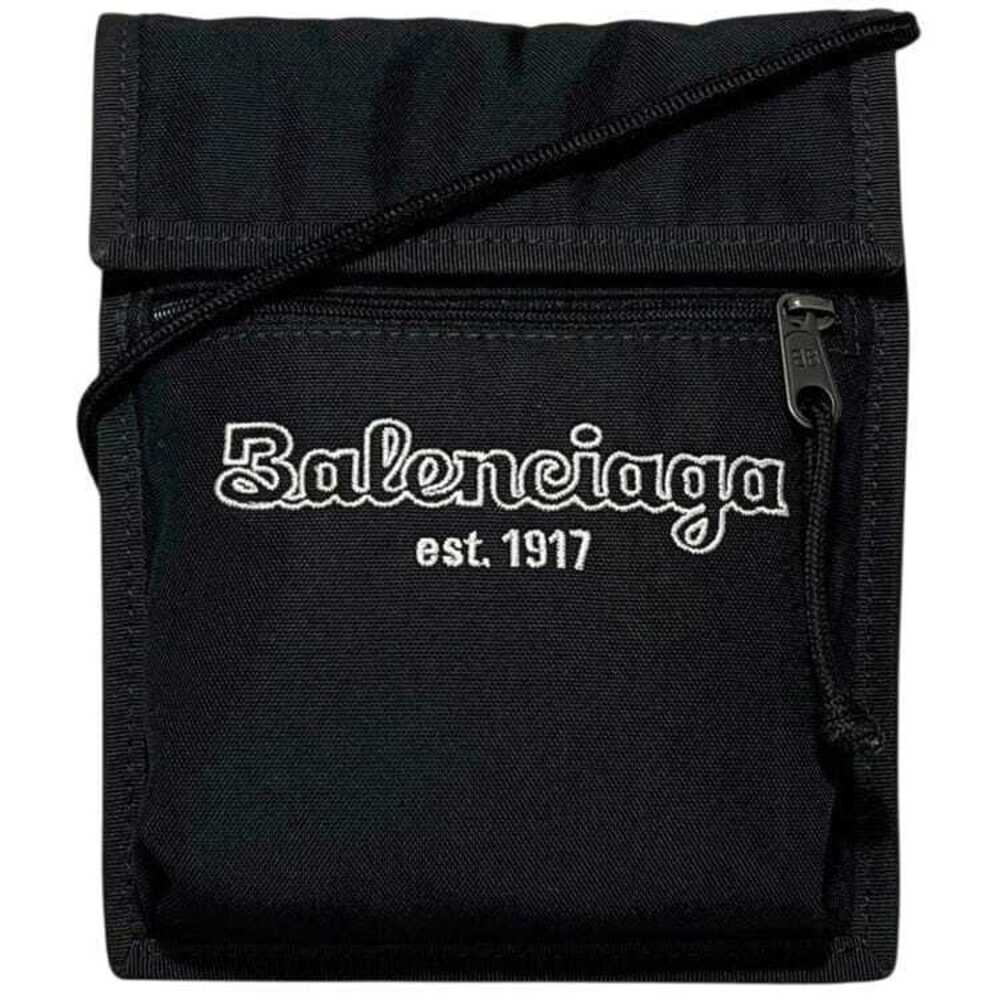 Balenciaga Shoulder Bag Explorer Black Crossbody Canvas